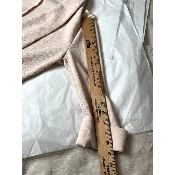 French Mauve womens size M blazer blush pink pockets stretchy career wear - Picture 4 of 6